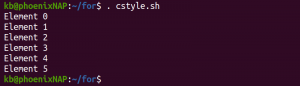 Bash Script for Loop Explained with Examples | phoenixNAP KB