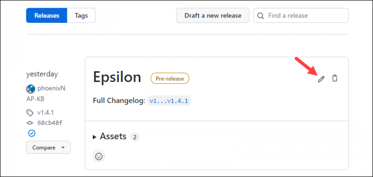 Git Tag Release Management