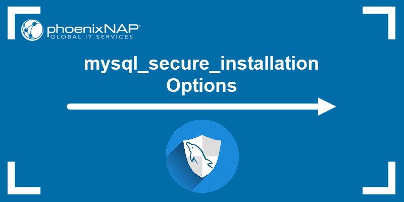 Securing a MySQL server using the mysql_secure_installation script.