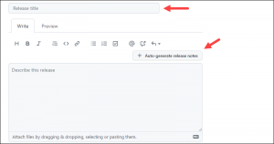 Git Tag Release Management