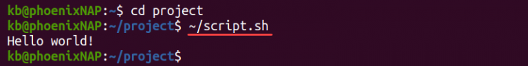 How To Run A Bash Script 7 Methods Phoenixnap Kb 9538