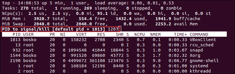 How Use the top Command in Linux