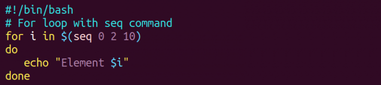 Bash Script for Loop Explained with Examples | phoenixNAP KB