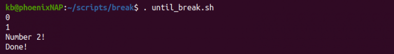 Bash break: How to Exit From a Loop