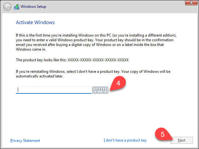 The Windows 11 activation window.