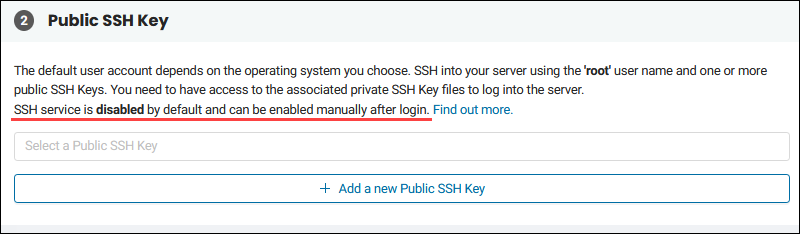 BMC ESXi SSH key step