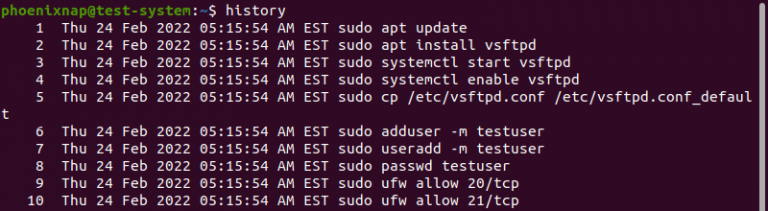 How To Use The Linux History Command {With Examples}
