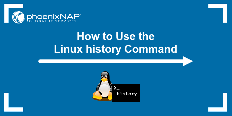 How to use the Linux history command