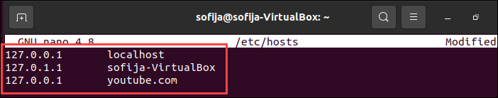 Block access to website using localhost.