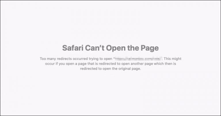 instagram safari too many redirects