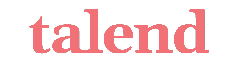 talend text logo
