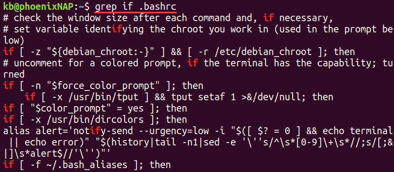 bash grep recursive