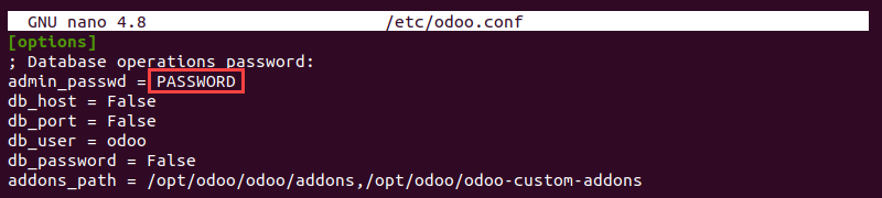 odoo.conf file contents