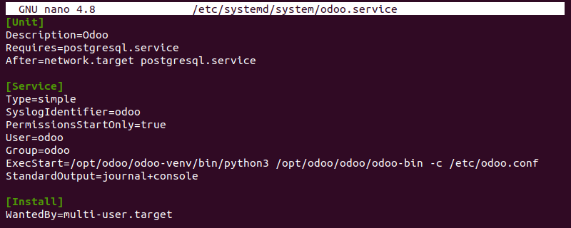 odoo.service file contents