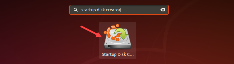 show applications startup disk creator