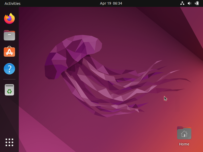 ubuntu 22.04 jammy jellyfish desktop
