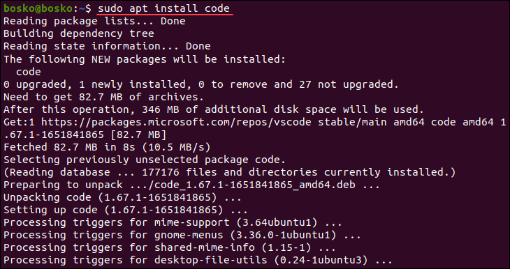 How to Install vscode on Ubuntu