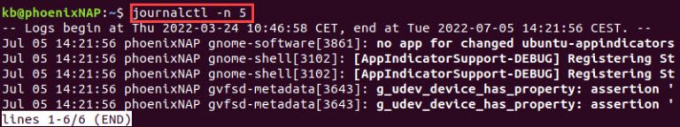 Journalctl: How to Read and Edit Systemd Logs | phoenixNAP KB