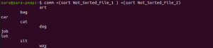 Linux comm Command with Examples | phoenixNAP KB