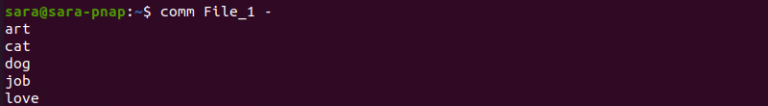 Linux comm Command with Examples | phoenixNAP KB
