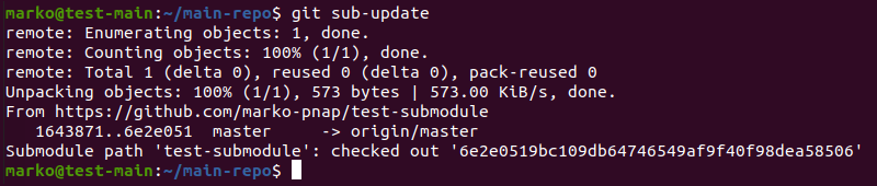 Using a Git alias to replace the submodule update command.
