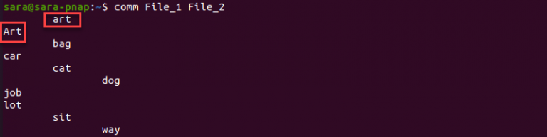 Linux comm Command with Examples | phoenixNAP KB