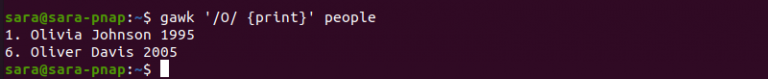 gawk Linux Command {With 10 Examples} | phoenixNAP KB