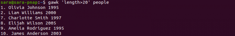 gawk Linux Command {With 10 Examples} | phoenixNAP KB