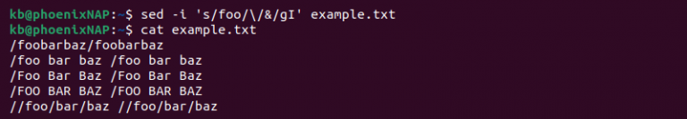 How to Use Sed to Find and Replace a String in a File {9 Examples}