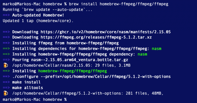 Installing FFmpeg on Mac {3 Methods Explained}