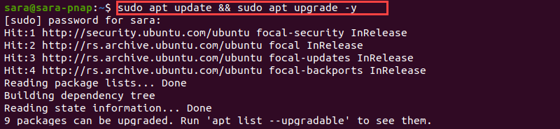 sudo apt upgrade long