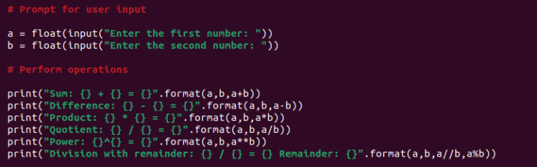 How to Make a Calculator With Python {in 5 Steps}
