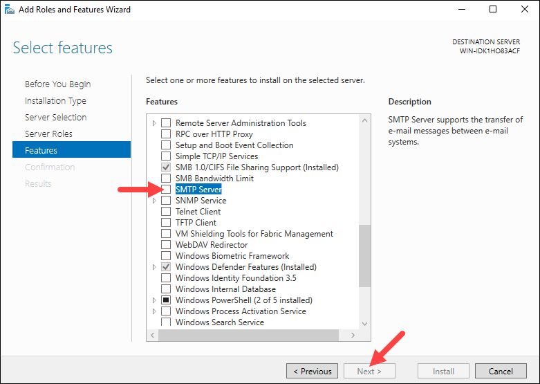 How to Install and Configure SMTP Server on Windows