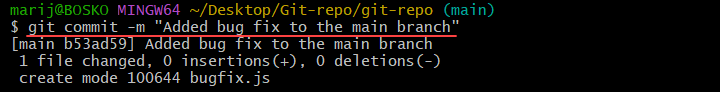 Creating a commit after git restore.