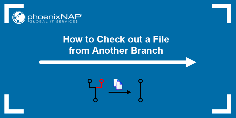 How to check out a file from another branch in Git - a tutorial.