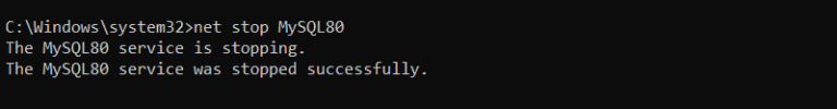 How to Start MySQL Server {+ How to Stop and Restart it}