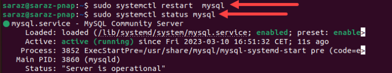 How to Start MySQL Server {+ How to Stop and Restart it}