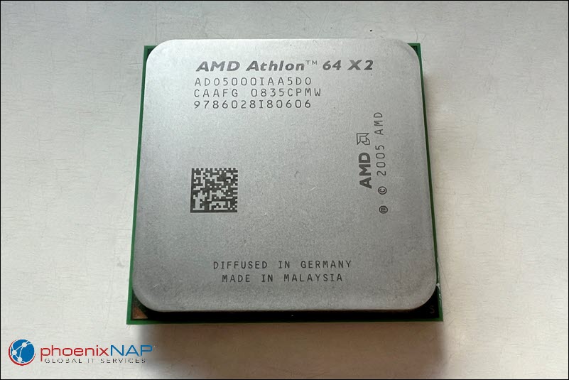 Example of a dual-core AMD CPU.