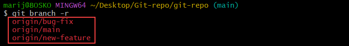 Git List Remote Branches GravityDevOps