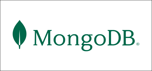 MongoDB open source database logo.
