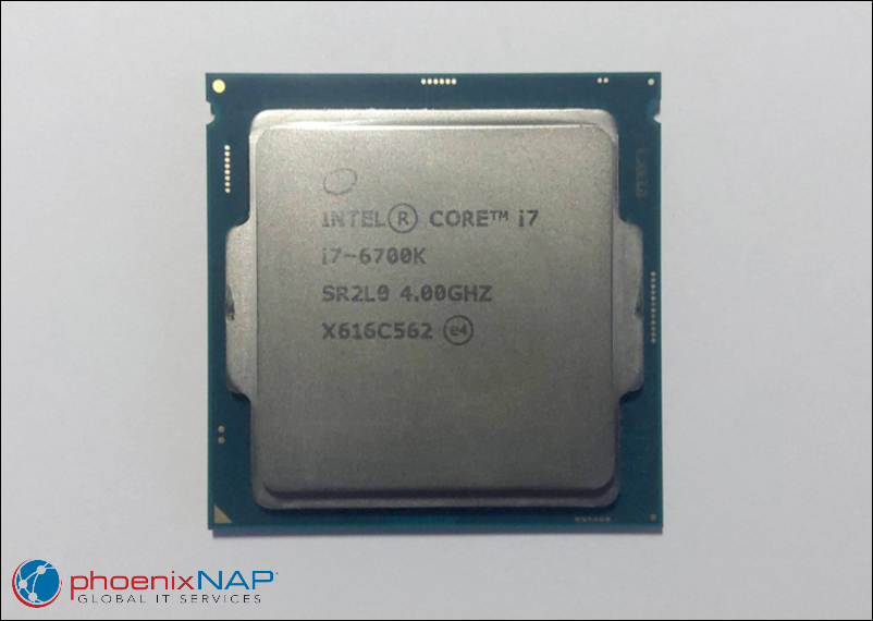 Example of a quad-core Intel CPU.