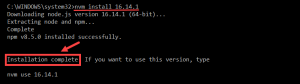 How to Downgrade Node Version in Windows