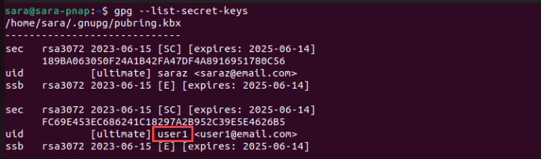 How to Delete GPG Keys