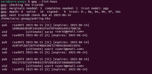 How to Delete GPG Keys