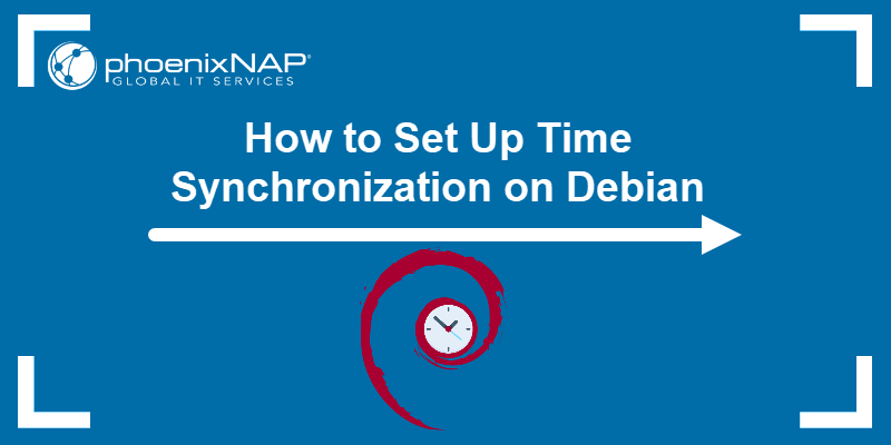 Set up time synchronization on Debian
