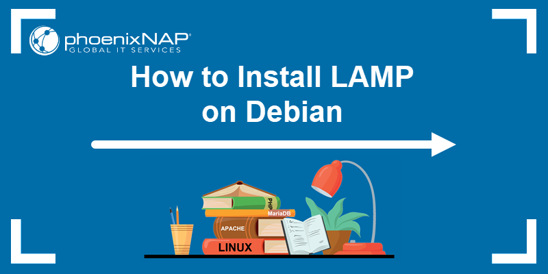 Installing the LAMP stack on Debian.