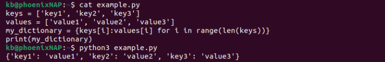 How to Initialize Dictionary in Python | Knowledge Base by phoenixNAP