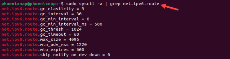 sysctl Command in Linux with Examples | phoenixNAP KB