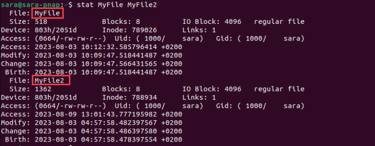 Linux stat Command with Examples | phoenixNAP KB