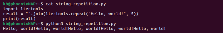 How to Repeat a String in Python? | phoenixNAP KB